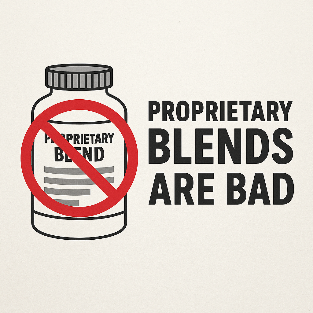 Why You Should Avoid Proprietary Blends in Supplements